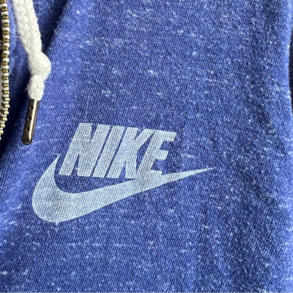 Nike blue zippered hoodie size L - Picture 4 of 7